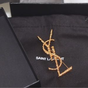 YSL brooch